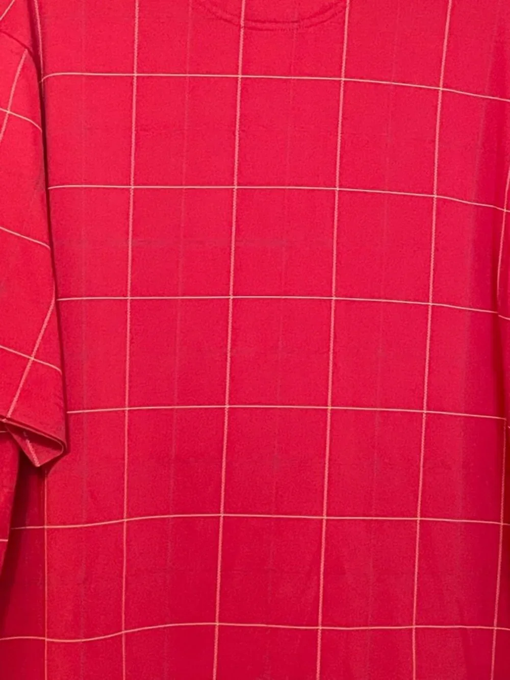 Haggar Golf COOL 18 Performance Deep Red 3 Button‎ Short Sleeve Polo XL